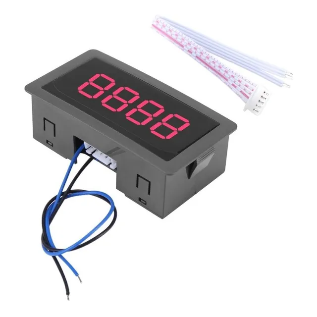 Dc 12 v Led Medidor Digital Contador 4 digito 0  Abajo
