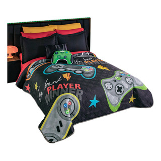 Edredón Neo Gamer Matrimonial Individual Colchas Concord Edredón Neo Gamer Matrimonial Individual Colchas Concord