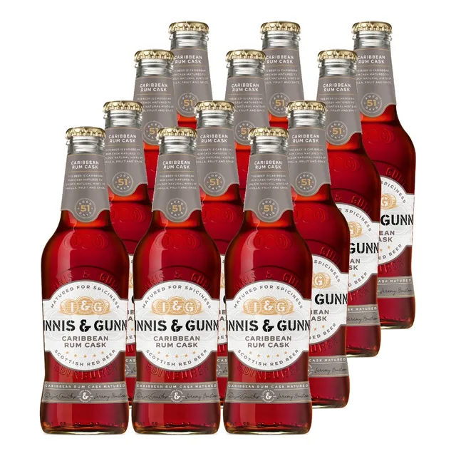 12 Pack Cerveza Innis Caribbean Rum Cask 330 Ml