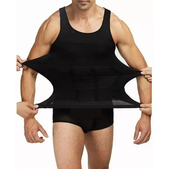 Faja Polera Reductora Camiseta Reductora Hombre Compresion