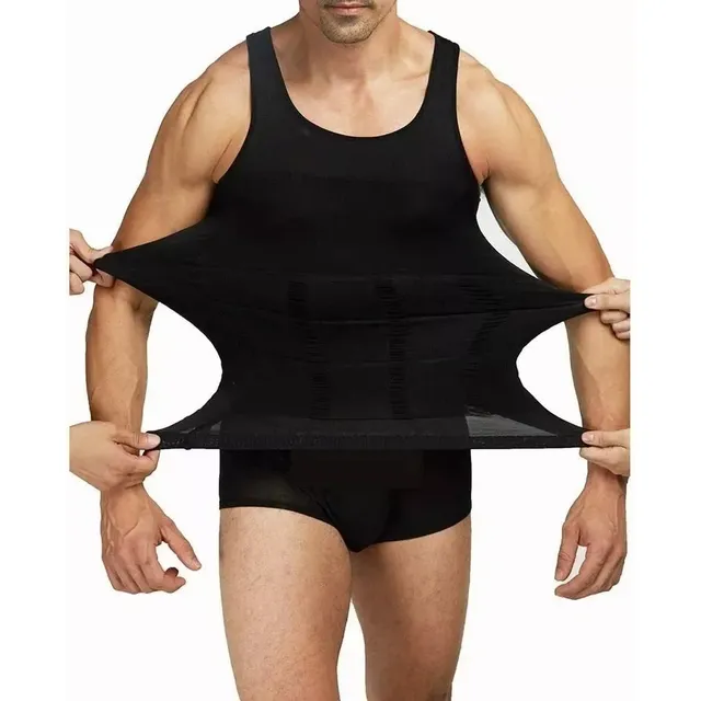 Faja Polera Reductora Camiseta Reductora Hombre Compresion