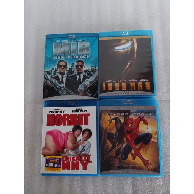 Peliculas Blu-ray Usadas Como Nuevas Sin Detalles
