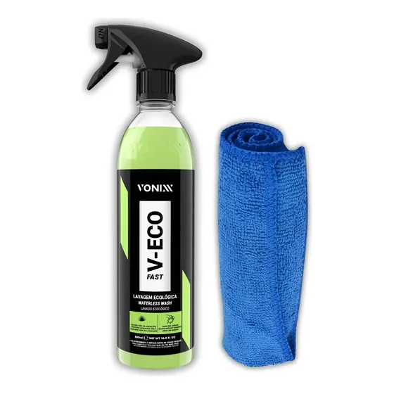 Lavagem A Seco Carro E Moto A Seco V-eco Fast Vonixx Pano