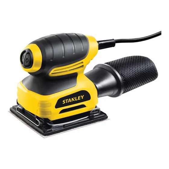 Lijadora Orbital Stanley Stel401 220w 1/4 Hoja 220v Color Amarillo