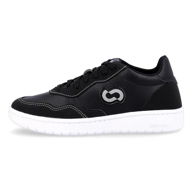 Zapatillas John Foos De Cuero Negro 196 Game One Black. 