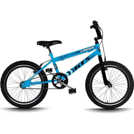 Bicicleta Aro 20 BMX cross infantil GT Sprint Cross R20 - azul/preto