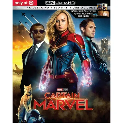 Capitana Marvel Digibook Brie Larson Pelicula 4k Ultra Hd 
