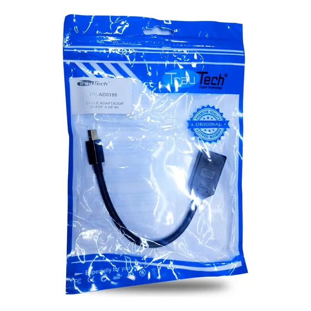 Adaptador Mini Displayport A Dp 4k 60hz Buena Calidad