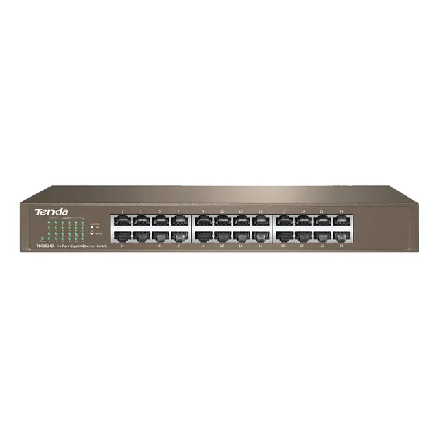 Conmutador Tenda Teg1024d Switch 24 Puertos Ethernet Gigabit