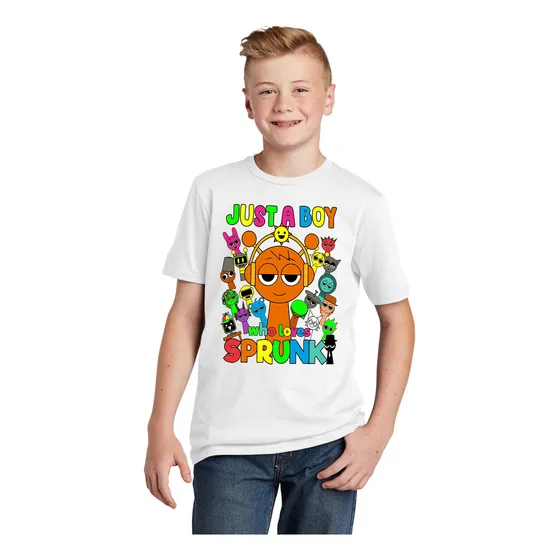 Camisetas Remeras Sprunki Multicolor Para Todos Los Gustos