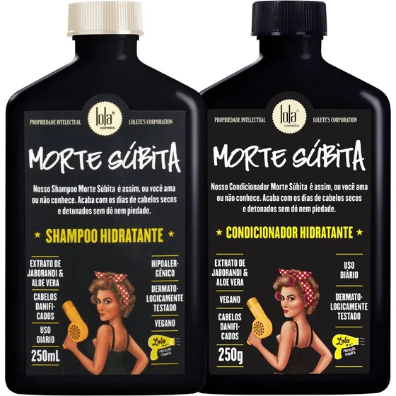 Kit Lola Morte Súbita Shampoo E Condicionador 2 Itens