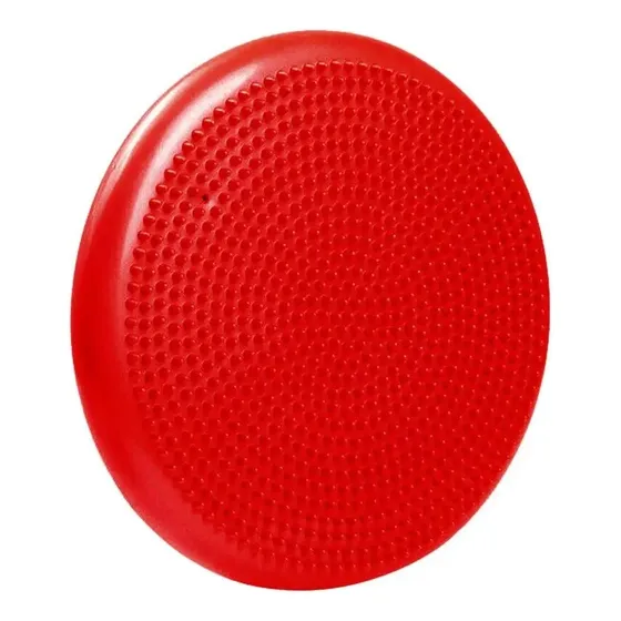 Disco De Balance Y Equilibrio Mini Bosu Erizo Yoga/ejercicio Color Rojo