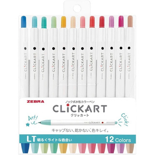 12 Marcadores Punta Fina 12 Colores Brillantes Base De Agua 12 Marcadores Punta Fina 12 Colores Brillantes Base De Agua