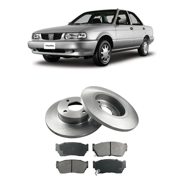 Discos Y Pastillas Freno Nissan Sentra B13 Delantero