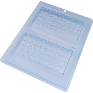 Molde Bwb 9980 Tableta Barra Mimbre 250grs (3 Partes) Lauacu Transparente Molde Bwb 9980 Tableta Barra Mimbre 250grs (3 Partes) Lauacu Transparente