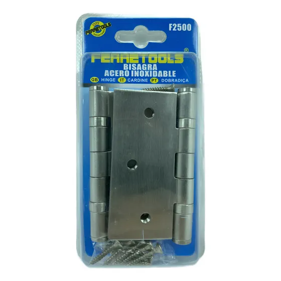 Bisagra Puerta Acero Inoxidable 3.5cm X 8.5cm Ferretools