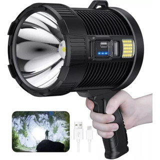 . Linterna Portátil Led Recargable De 100000 Lúmenes . Linterna Portátil Led Recargable De 100000 Lúmenes