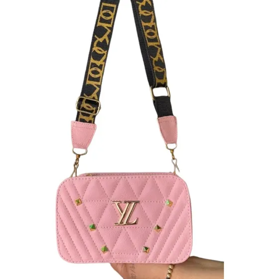 Cartera Rosa De Dama 