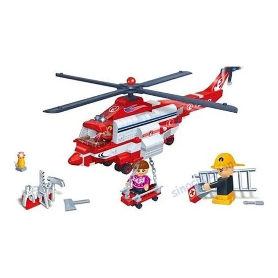 Banbao 8315 Helicóptero De Rescate 272 Piezas Ladrillos