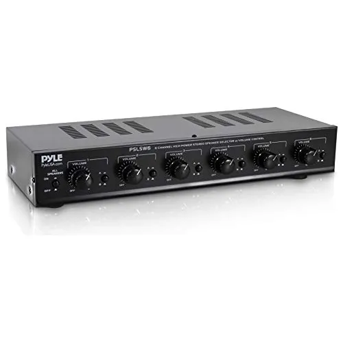 Pyle Pslsw6 Interruptor Selector Altavoz Canal  Caja B Para