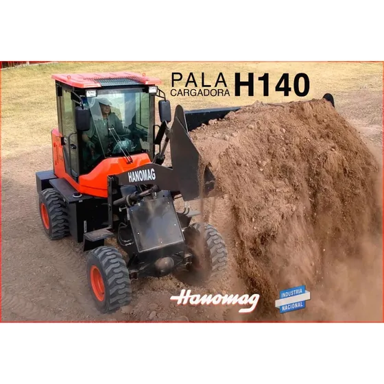 Pala Cargadora Hanomag H140 Nueva 4x4 0km 0.50mt3 1tn Carga