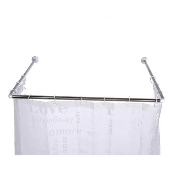 Barrote Para Cortina De Baño En U 90 Cm 6 Formas Metal - 544