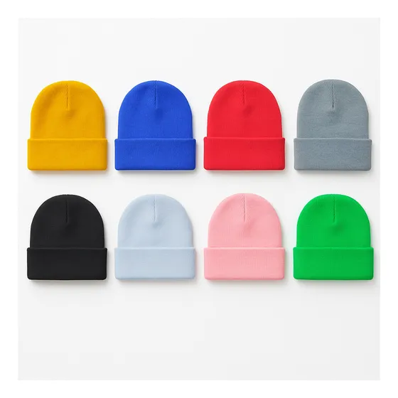 Pack Mayorista 10 Gorros Rocky De Lana Doble Capa Tejido