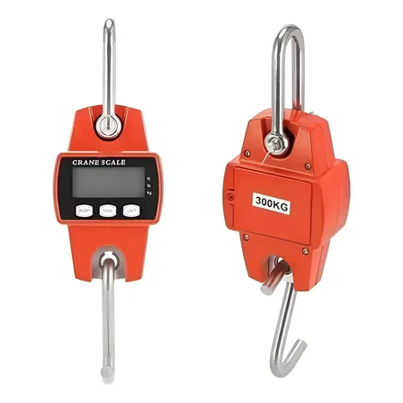 Balança Digital 300 Kg Guindaste Industrial Lcd Portátil Cor Laranja 127/220v