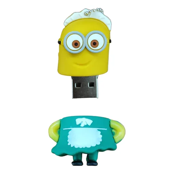 Pendrive Minion Ama De Casa Verde 2 Ojos 32gb Usb 3.0