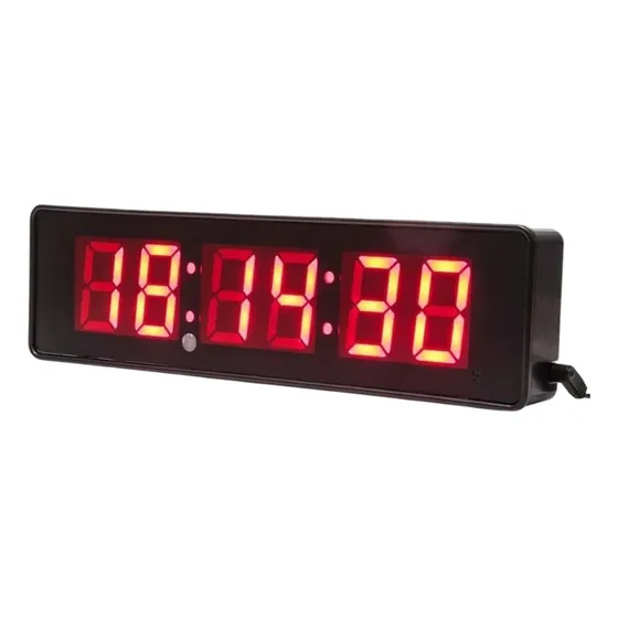 Relógio Cronometro Digital Led Parede Mesa Com Controle