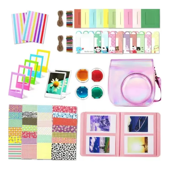 Kit Accesorios Apto Para Instax Mini Cámara Protector Filtro