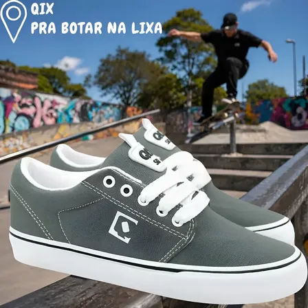 Tênis Unissex Qix Combat 3 Original Confortável Skate Casual