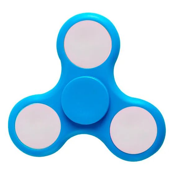 Fidget Spinner Antiestrés Clásico Diseños Juguetes Color Azul