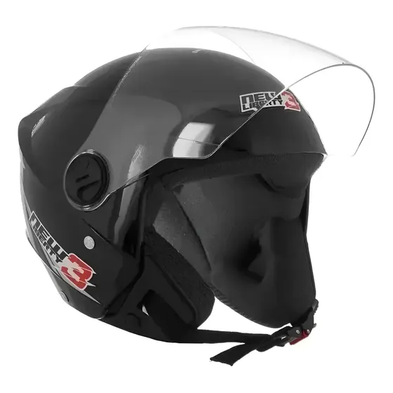 Capacete Aberto C/ Viseira Protork New Liberty Three Moto Masculino E Feminino