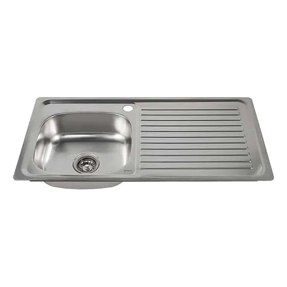 Fregadero Empotrado 1000 X 500 Mm 1c 1e Escurridor Derecho