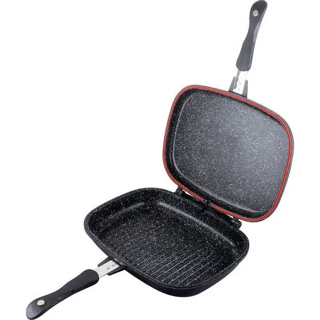 Sarten Double Grill  Valeska  Antiadherente  Roca Volcanica