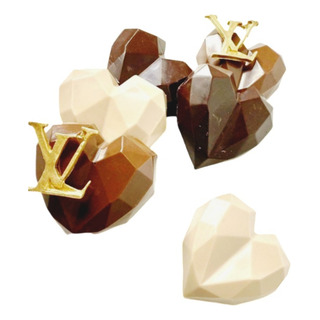Molde Para Chocolate Corazon Diamante C/5 Cavidades Molde Para Chocolate Corazon Diamante C/5 Cavidades