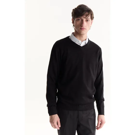 Sweater Cuello En V Hombre Equus Kazán Varios Colores
