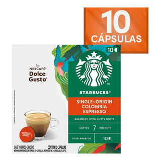 Café Em Cåpsula Espresso Starbucks Colombia Caixa 55g 10 Un Café Em Cåpsula Espresso Starbucks Colombia Caixa 55g 10 Un