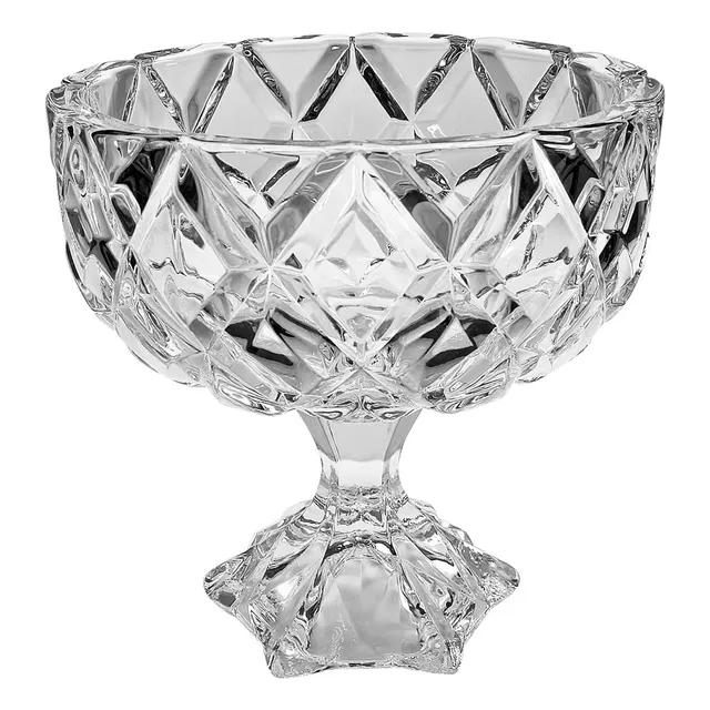 Baleiro Bomboniere De Vidro Taça Pote Chocolate Balas 600ml