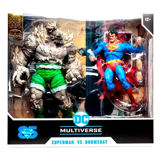 Figura Mcfarlane Dc Miltiverse Superman Vs Doomsday Lanus