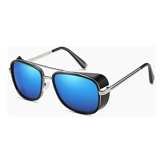 Gafas Iroman Tony Stark Marco Dorado Luna Azul Bajo Pedido