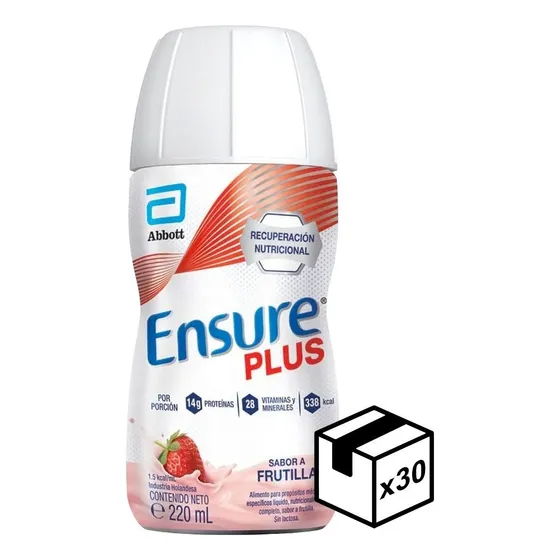 Pack 30 Ensure Plus Líquido Bebible Vitaminas Y Minerales