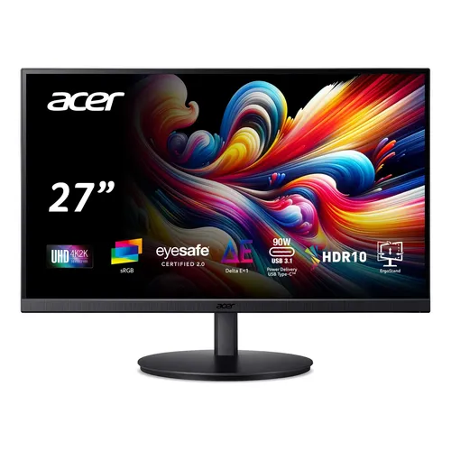 Monitor Led 4k 27'' 276e8vjsb Uhd Ips Hdmi Philips Cor Preto