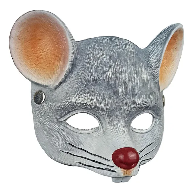 Q Rata Animal Máscara Disfraz Cosplay Máscara Ratón 3d