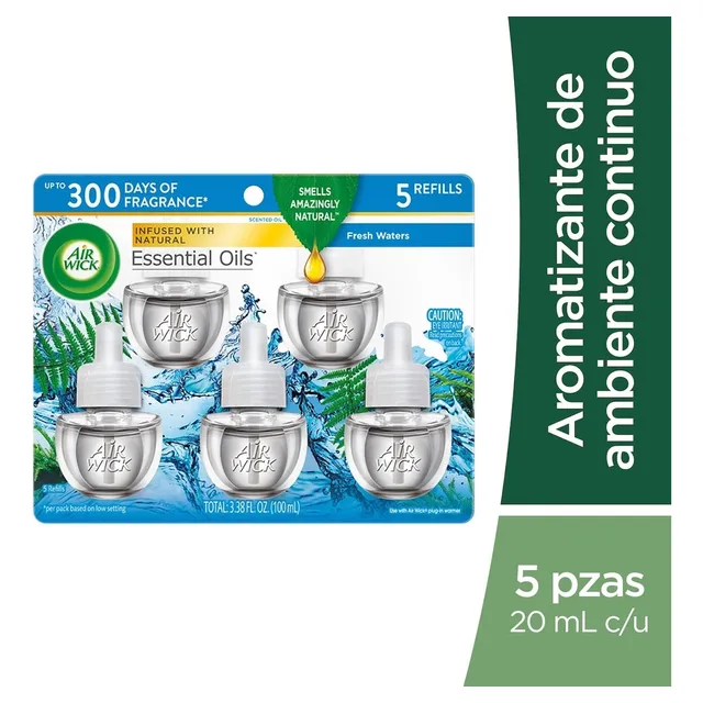 Repuesto aromatizante Air Wick Repuesto aparato electrico líquido floral 5 u