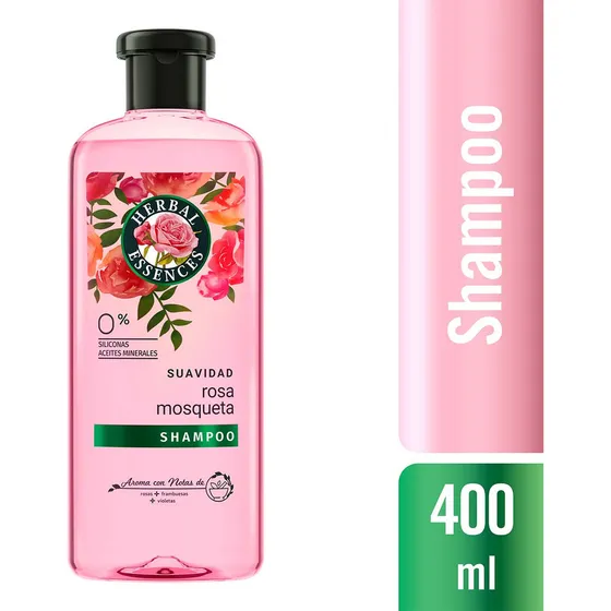 Et Shampoo Herbal Essences Suavidad Rosa Mosqueta 400ml