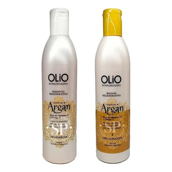 Shampoo + Bálsamo Acondicionador Olio Extraordinario Argán