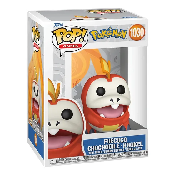 Figura De Fuecoco #1030 Pokemon Funko Pop! Games