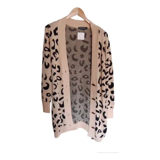 Saco Cardigan Animal Print Guapa